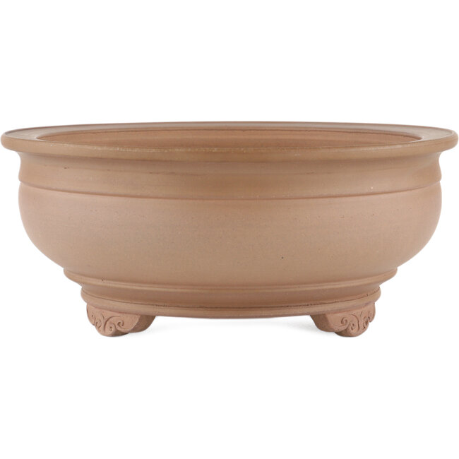 Vaso bonsai rotondo non smaltato di Itouen - 263 x 263 x 111 mm