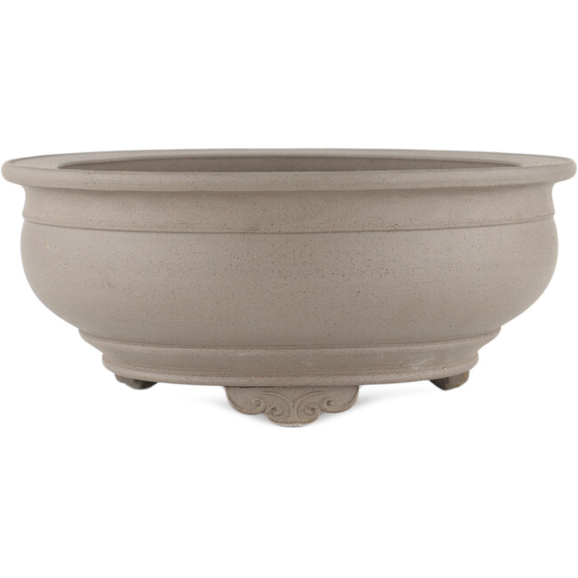 Pot à bonsaï rond non émaillé par Itouen - 263 x 263 x 113 mm