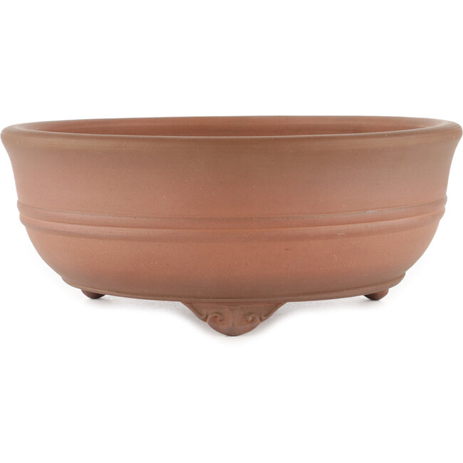 Pot à bonsaï rond non émaillé par Itouen - 265 x 265 x 108 mm