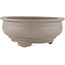 Pot à bonsaï rond non émaillé par Itouen - 263 x 263 x 113 mm