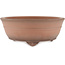 Round unglazed bonsai pot by Itouen - 270 x 270 x 107 mm