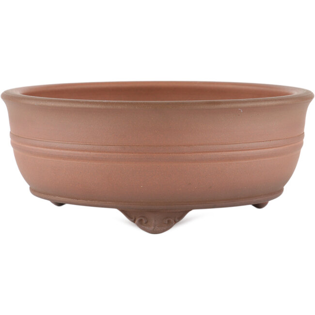 Pot à bonsaï rond non émaillé par Itouen - 240 x 240 x 98 mm