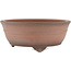 Round unglazed bonsai pot by Itouen - 270 x 270 x 107 mm