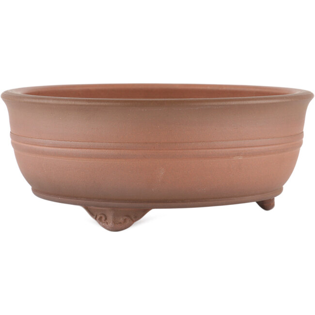 Pot à bonsaï rond non émaillé par Itouen - 240 x 240 x 98 mm