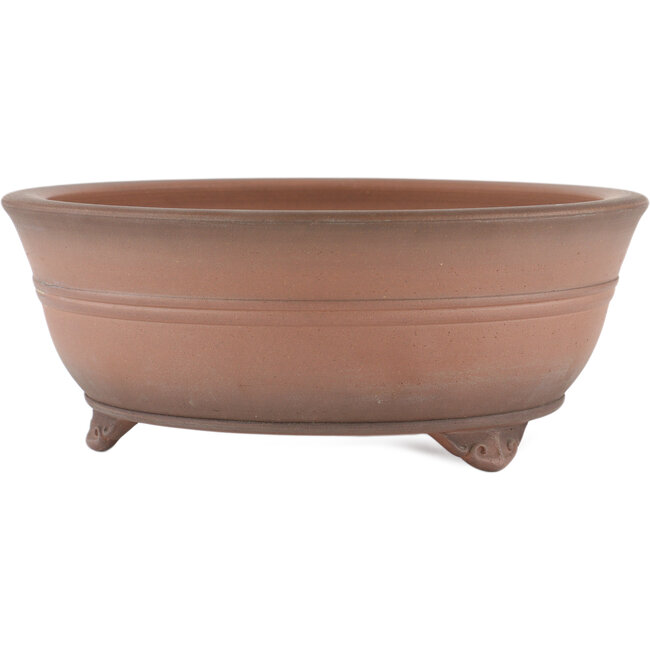 Runder unglasierter Bonsai-Topf von Itouen - 270 x 270 x 107 mm