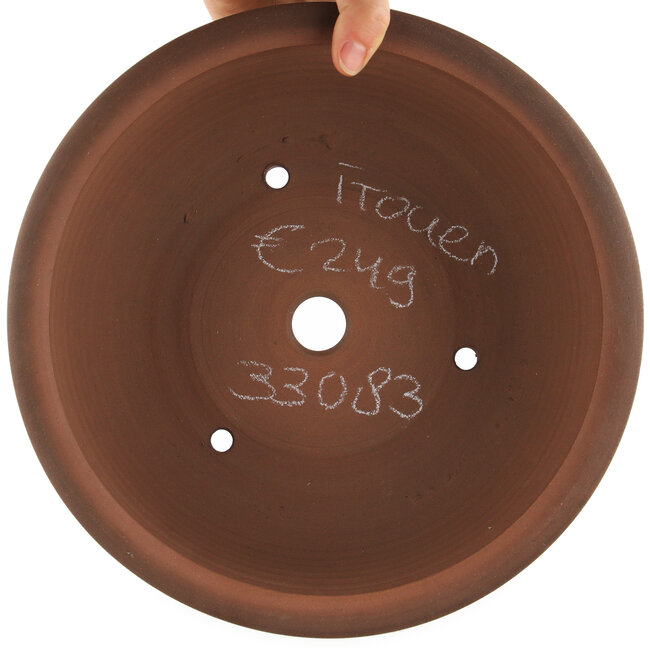 Pot à bonsaï rond non émaillé par Itouen - 270 x 270 x 107 mm