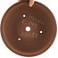 Pot à bonsaï rond non émaillé par Itouen - 270 x 270 x 107 mm
