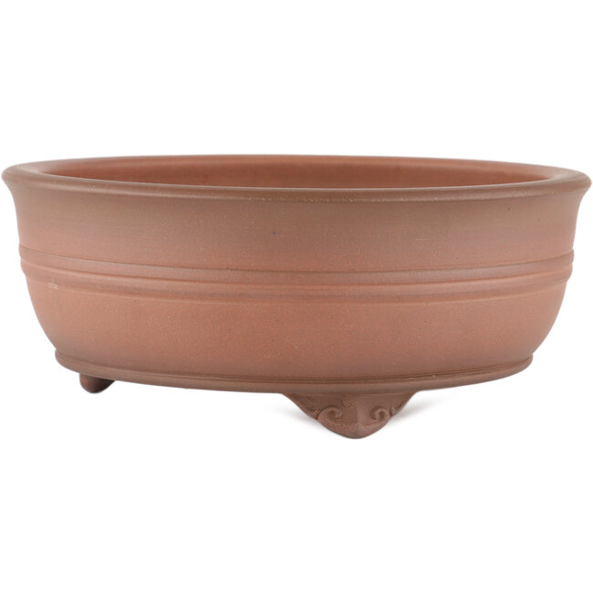 Pot à bonsaï rond non émaillé par Itouen - 240 x 240 x 98 mm