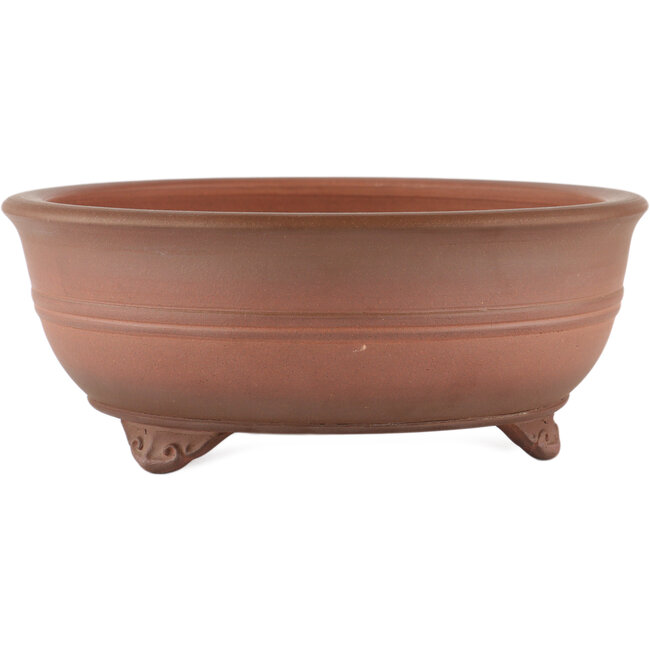 Pot à bonsaï rond non émaillé par Itouen - 245 x 245 x 98 mm