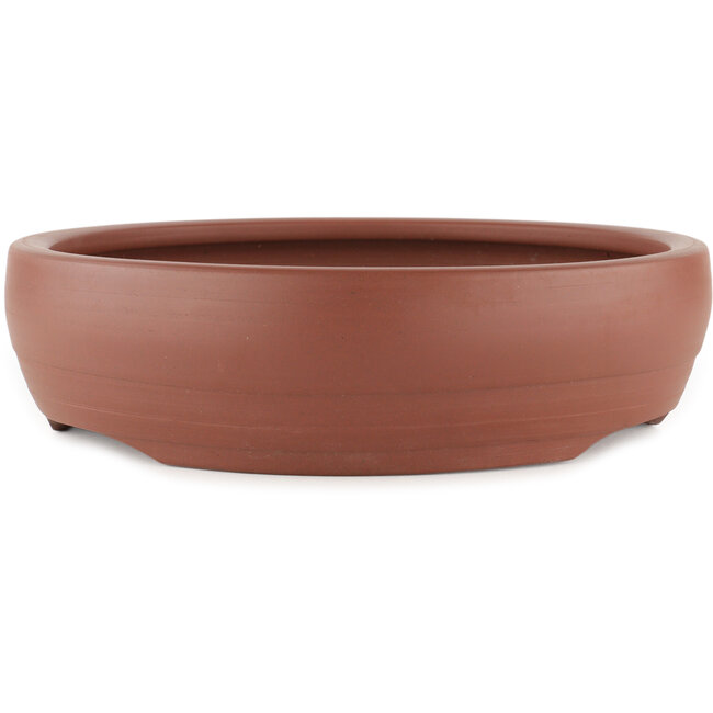 Pot à bonsaï rond non émaillé - 305 x 305 x 80 mm