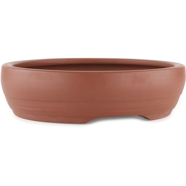 Maceta para bonsái redonda sin esmaltar - 305 x 305 x 80 mm