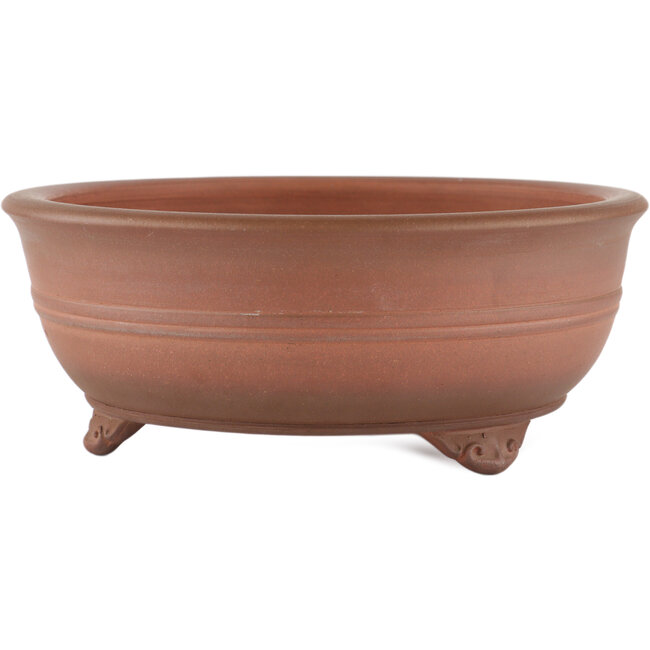 Pot à bonsaï rond non émaillé par Itouen - 245 x 245 x 98 mm