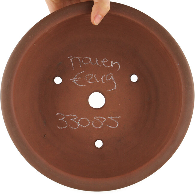 Pot à bonsaï rond non émaillé par Itouen - 245 x 245 x 98 mm