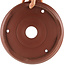 Pot à bonsaï rond non émaillé - 305 x 305 x 80 mm