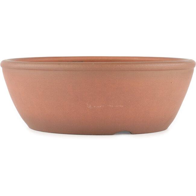 Round unglazed bonsai pot by Itouen - 70 x 70 x 90 mm