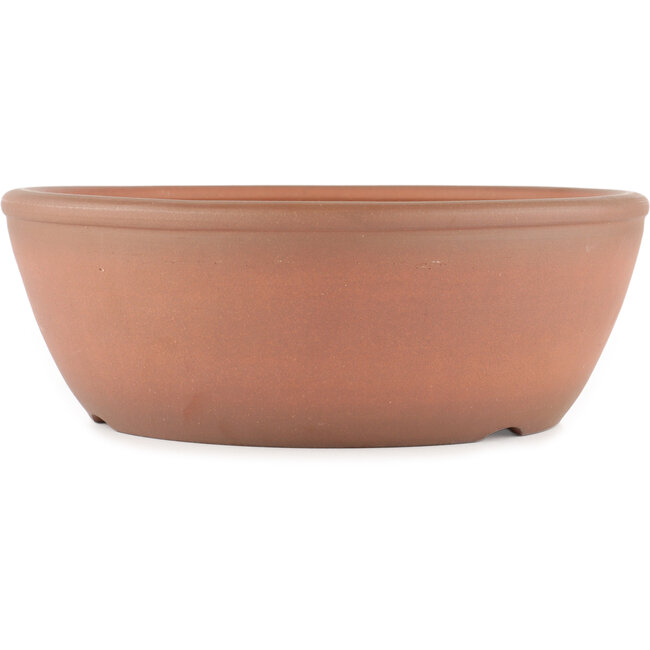 Round unglazed bonsai pot by Itouen - 70 x 70 x 90 mm