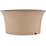 Pot à bonsaï rond non émaillé de Shoko - 232 x 232 x 115 mm