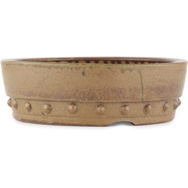 Pot à bonsaï rond non émaillé par Itouen - 245 x 245 x 75 mm