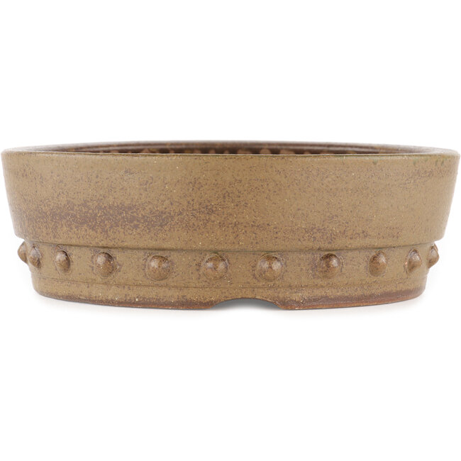 Pot à bonsaï rond non émaillé par Itouen - 245 x 245 x 75 mm