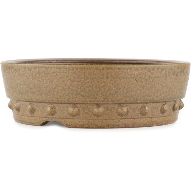 Runder unglasierter Bonsai-Topf von Itouen - 245 x 245 x 77 mm