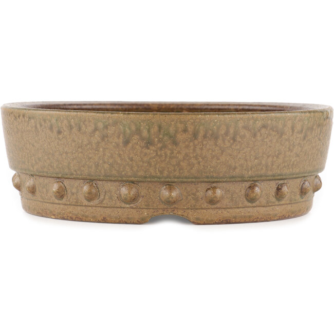 Pot à bonsaï rond non émaillé par Itouen - 245 x 245 x 77 mm