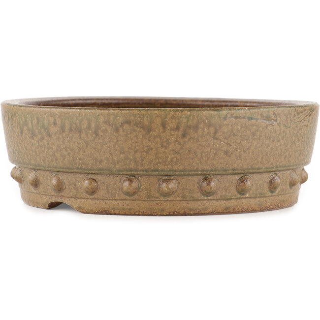 Pot à bonsaï rond non émaillé par Itouen - 245 x 245 x 77 mm