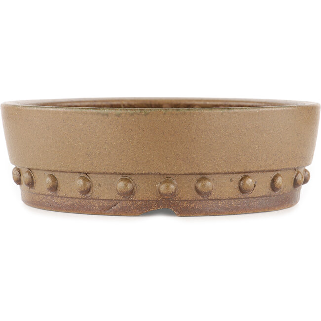 Pot à bonsaï rond non émaillé par Itouen - 245 x 245 x 77 mm