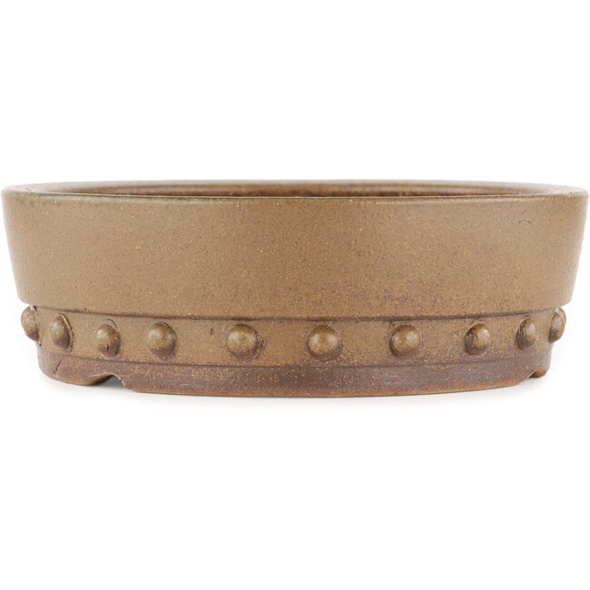 Pot à bonsaï rond non émaillé par Itouen - 245 x 245 x 77 mm