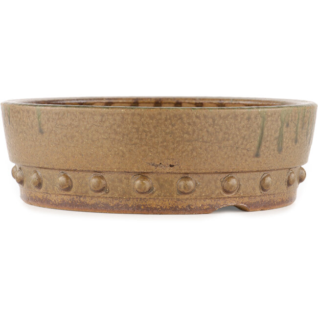 Pot à bonsaï rond non émaillé par Itouen - 245 x 245 x 77 mm