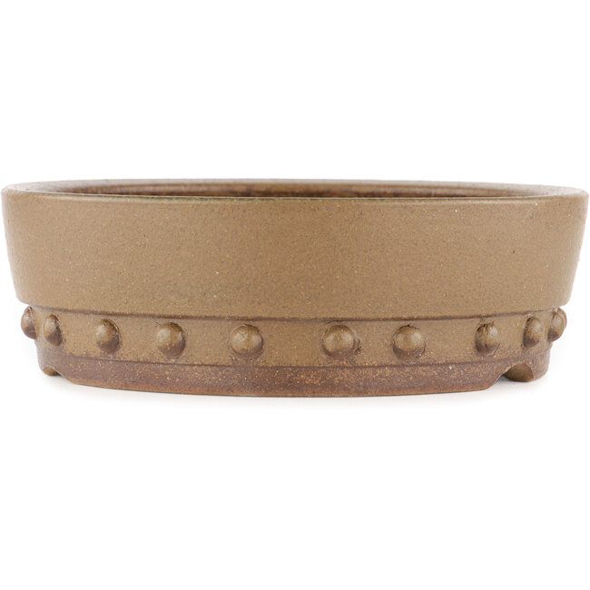 Pot à bonsaï rond non émaillé par Itouen - 245 x 245 x 77 mm