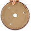 Maceta para bonsái redonda sin esmaltar de Itouen - 245 x 245 x 77 mm