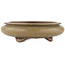 Pot à bonsaï rond non émaillé par Itouen - 230 x 230 x 65 mm