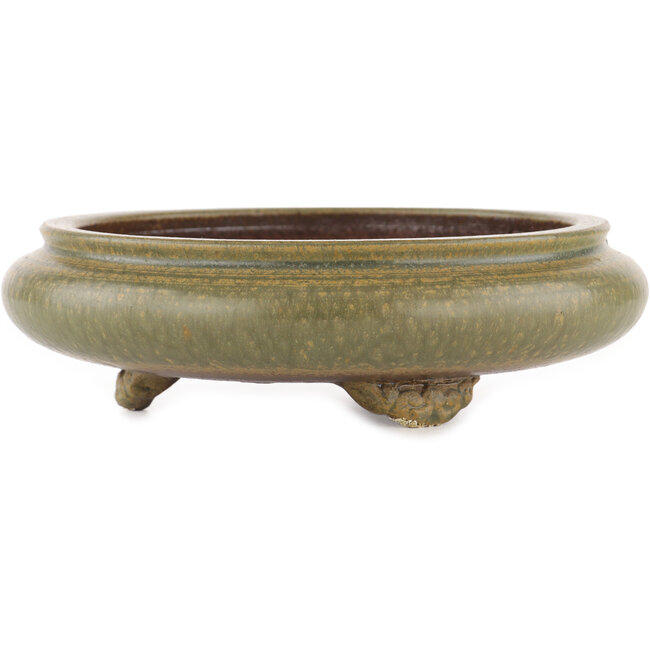 Vaso bonsai rotondo non smaltato di Itouen - 230 x 230 x 65 mm