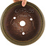 Pot à bonsaï rond non émaillé par Itouen - 230 x 230 x 65 mm