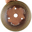 Pot à bonsaï rond non émaillé par Itouen - 230 x 230 x 65 mm