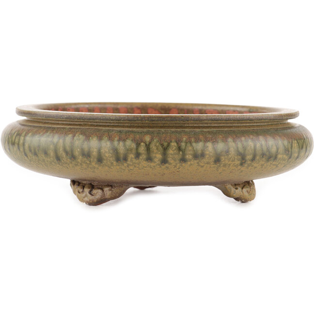 Vaso bonsai rotondo non smaltato di Itouen - 230 x 230 x 65 mm