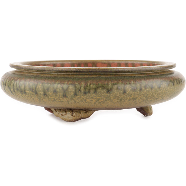 Vaso bonsai rotondo non smaltato di Itouen - 230 x 230 x 65 mm