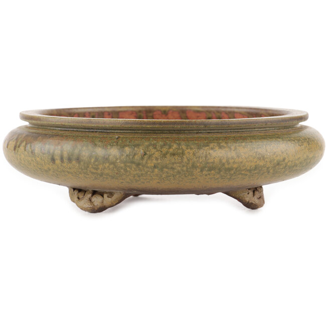 Vaso bonsai rotondo non smaltato di Itouen - 230 x 230 x 65 mm