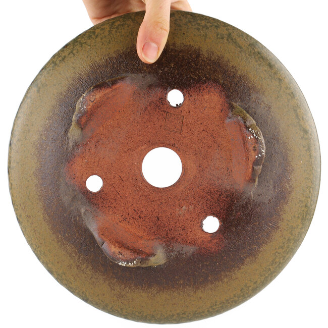 Pot à bonsaï rond non émaillé par Itouen - 230 x 230 x 65 mm