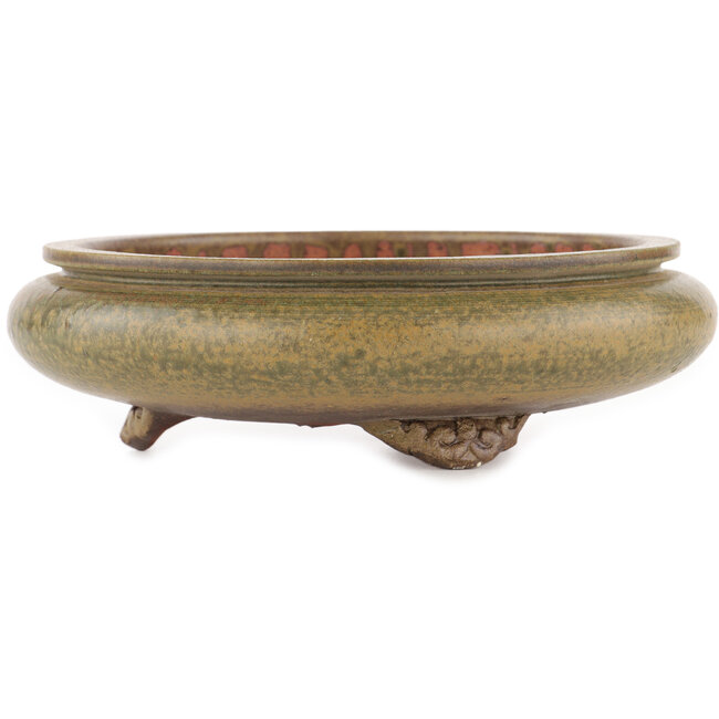 Vaso bonsai rotondo non smaltato di Itouen - 230 x 230 x 65 mm