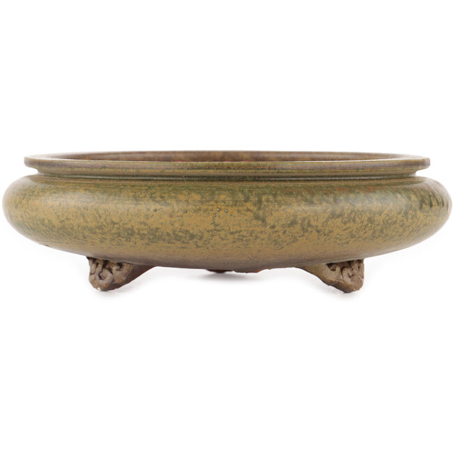 Pot à bonsaï rond non émaillé par Itouen - 230 x 230 x 65 mm