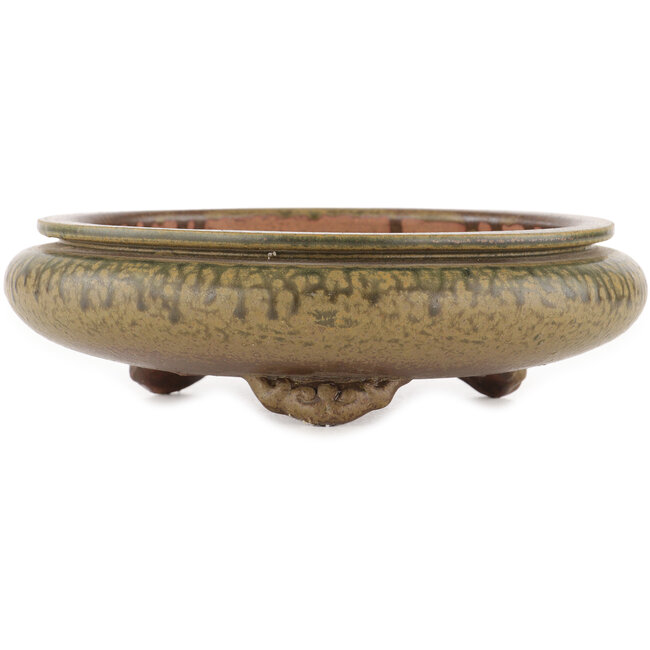 Pot à bonsaï rond non émaillé par Itouen - 230 x 230 x 65 mm