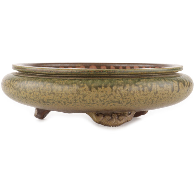 Vaso bonsai rotondo non smaltato di Itouen - 230 x 230 x 65 mm