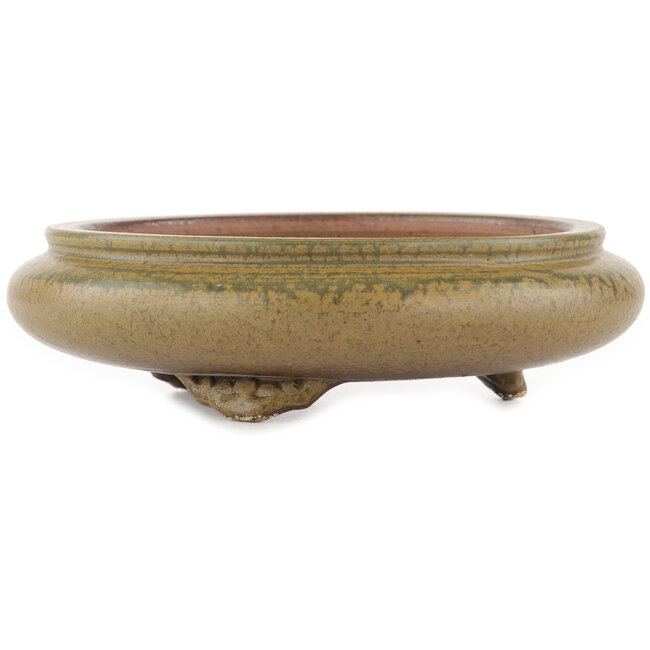 Runder unglasierter Bonsai-Topf von Itouen - 230 x 230 x 65 mm