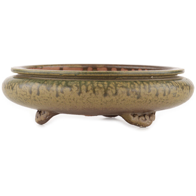 Vaso bonsai rotondo non smaltato di Itouen - 230 x 230 x 65 mm