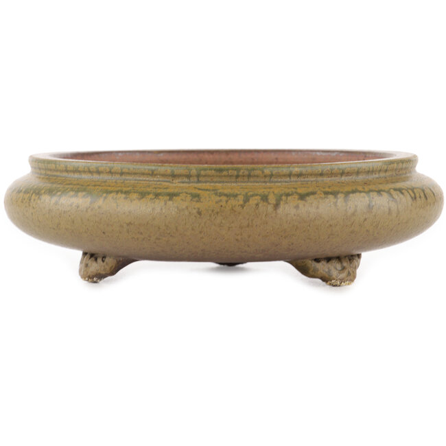 Runder unglasierter Bonsai-Topf von Itouen - 230 x 230 x 65 mm