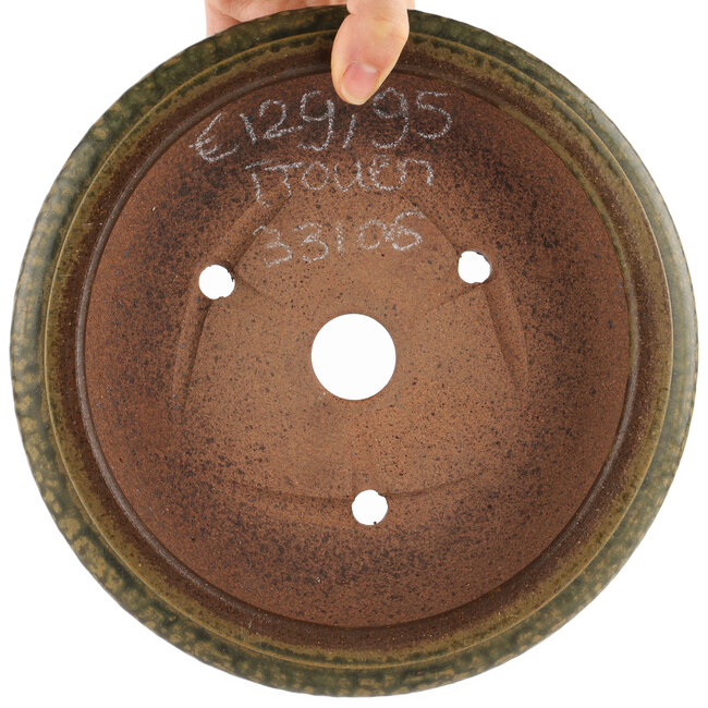 Pot à bonsaï rond non émaillé par Itouen - 230 x 230 x 65 mm