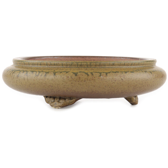 Runder unglasierter Bonsai-Topf von Itouen - 230 x 230 x 65 mm