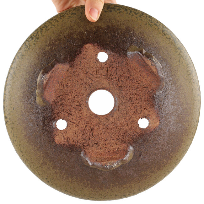 Vaso bonsai rotondo non smaltato di Itouen - 230 x 230 x 65 mm