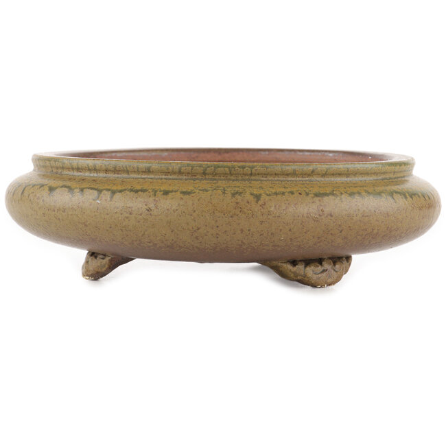 Vaso bonsai rotondo non smaltato di Itouen - 230 x 230 x 65 mm